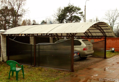 Навес из поликарбоната купить цена в городе Пенза. Цена товара 24 900 руб./шт., в наличии - на портале BLIZKO