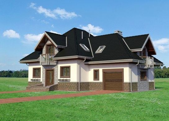 Проект lion 159 кв м