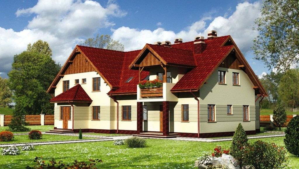 Проект дом для двух семей