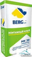 Клей монтажный для газобетона BERGhome МК-30