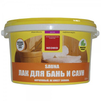 Лак для сауны на акриловой основе NEOMID SAUNA (1 л.)