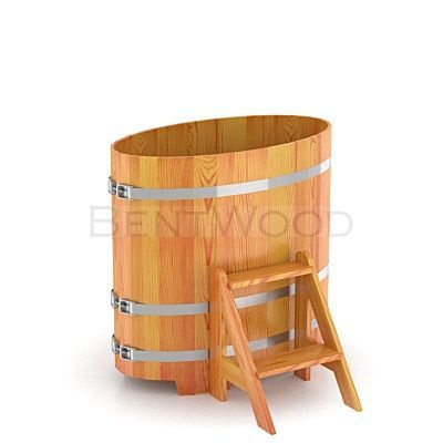 Купель Bentwood 350 л дуб мореный 59х106х100см