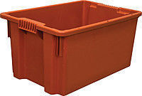 Пластиковый ящик для пищевых продуктов 600х400х300 сплошной арт.601