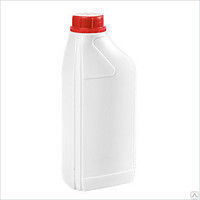 Пластиковая канистра-бутыль 1 литр для бытовой химии