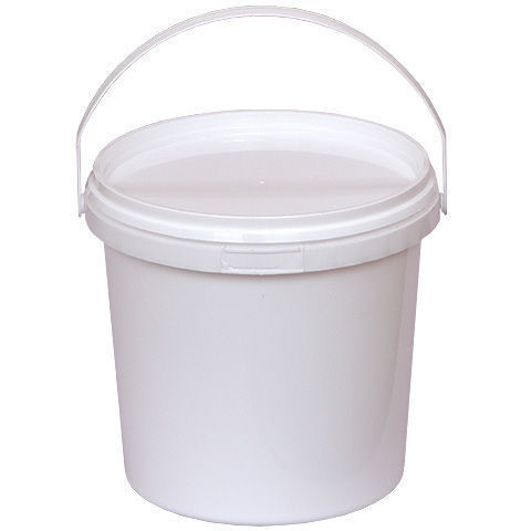 Ведро пластиковое 1 литр с крышкой для пастообразных продуктов