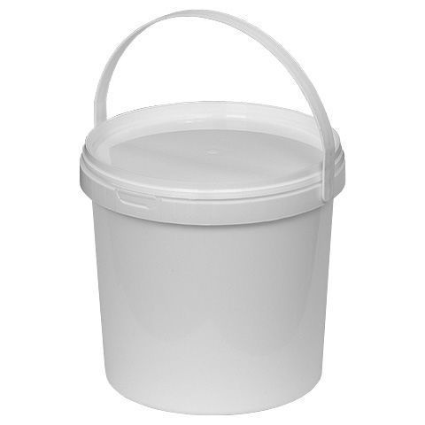 Ведро пластиковое 2 литра с крышкой для хранения жидких продуктов