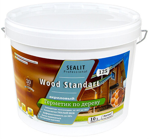 Герметик для швов срубов Sealit Wood Standart