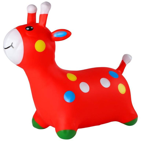 Животное-прыгун Корова из ПВХ, цвет красный арт.JB0207249 Компания друзей