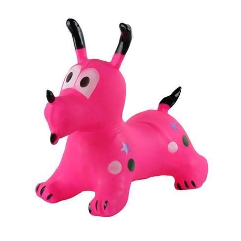 Животное-прыгун Собака, цвет розовый арт.JB0207256 Компания друзей