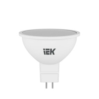 Лампа светодиодная MR16 IEK Софит GU5.3 7 Вт 3000 К свет тёплый белый