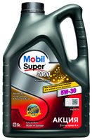 Масло моторное Mobil Super 3000 X1 Formula FE 5W-30 (5 л по цене 4 л)