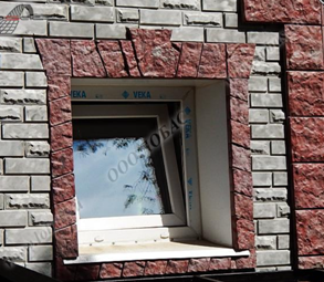 Фасадная плитка (облицовочный камень) для обрамления окон и дверей
