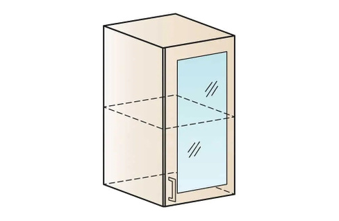 Кухонный навесной шкаф со стеклом Модена ШВС40