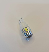 Лампа Светодиод T10 Б/Ц 12V/5Wt 6 Smd Линза Skyway