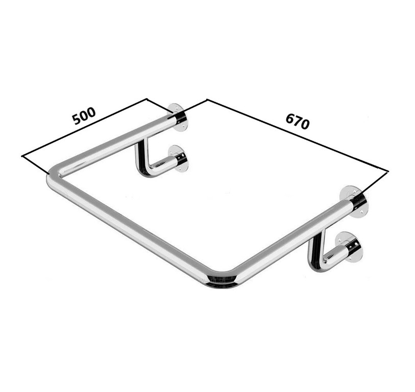 Поручень настенного крепления для раковины купить в компании АртПроф