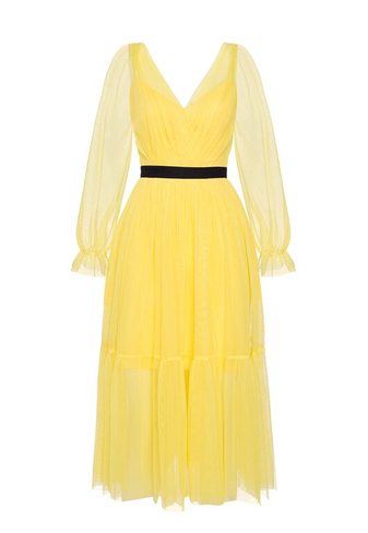 Коктейльное платье Swing Fashion, желтый