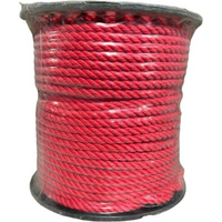 Канат тросовой свивки АзотХимФортис пп, 10 мм, 100 м, красный (кат) 73788