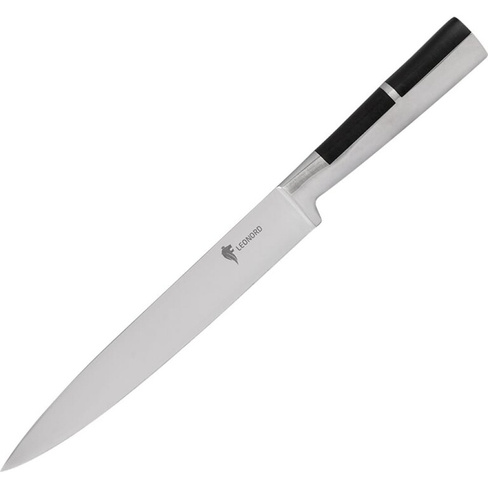 Разделочный цельнометаллический нож Leonord profi с вставкой из абс пластика, 20 см