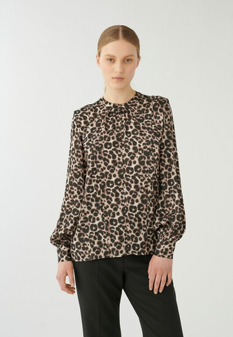 Блуза Dea Kudibal с животным принтом, леопардовый