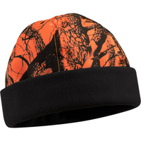Сигнальная шапка Фабрика ЗОНТ ЕГЕРЬ, флис черный, верх оранжевый, лес dad120005