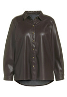 Рубашка Ulla Popken, коричневый/черный