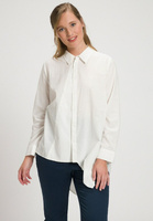Рубашка Ulla Popken асимметричного кроя, кремовый