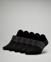 Женские носки Power Stride для неявки с активной хваткой 5 шт Lululemon, черный