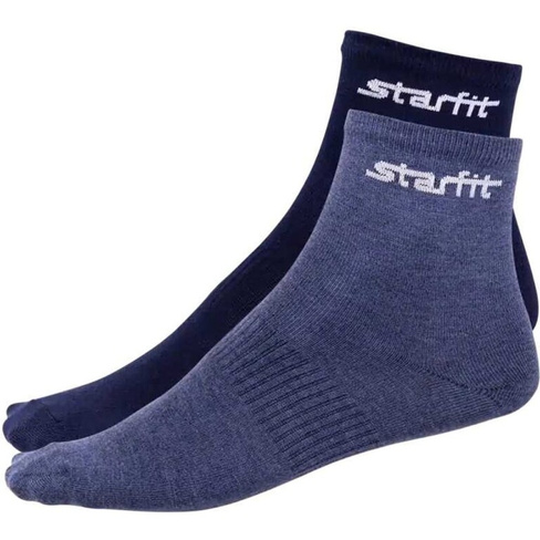 Средние носки STARFIT SW-206, темно-синий/синий меланж, 2 пары УТ-00014187 Starfit