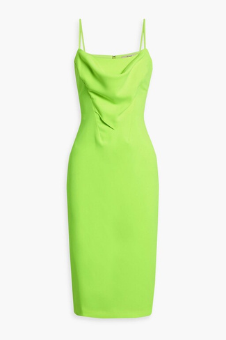 Креповое платье Natalie с драпировкой ET OCHS, зеленый
