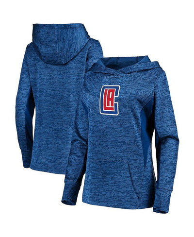Женский фирменный пуловер с капюшоном Royal LA Clippers Showtime Done Better Fanatics