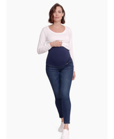 Женские джинсы скинни для беременных с перекрестной вставкой Ingrid + Isabel