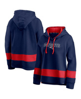Женский пуловер с капюшоном темно-синего и красного цветов с логотипом New England Patriots Colours of Pride Fanatics
