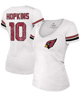 Женская белая футболка Deandre Hopkins Arizona Cardinals с v-образным вырезом и номером Fanatics, белый