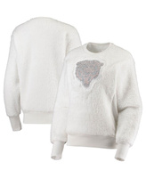 Женский белый пуловер-толстовка Chicago Bears Milestone Tracker Touch, белый