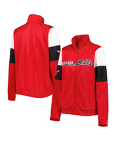 Женская спортивная куртка с молнией во всю длину Red Chicago Bulls Change Up G-III 4Her by Carl Banks, красный