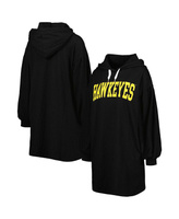 Черное женское платье Iowa Hawkeyes Game Winner в винтажном стиле, трехцветное платье Gameday Couture, черный