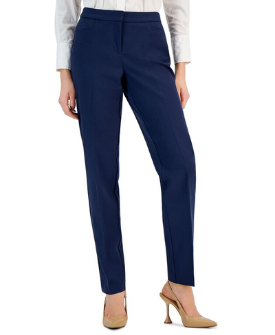 Женские прямые брюки со средней посадкой и L-карманами, стандартной, длинной и короткой длины I.N.C. International Conce
