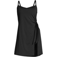 Женское платье для плавания с чашкой D в форме сердца, цельный купальник, регулируемые бретели Lands' End, черный