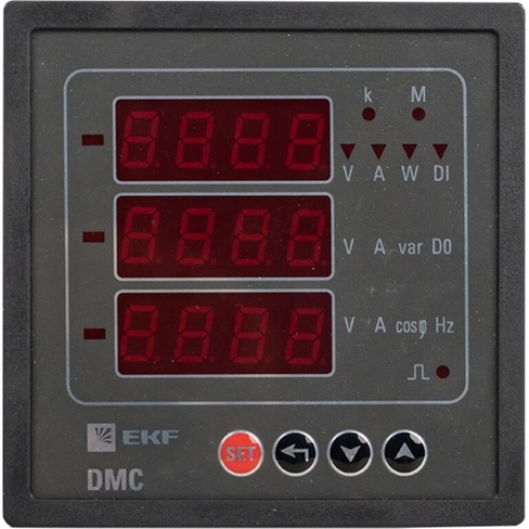 Цифровой комбинированный измерительный прибор EKF DMC на панель 96x96 (квадратный вырез) PROxima DMC-963