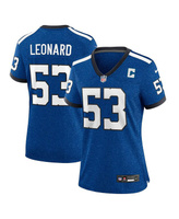 Женская футболка Shaquille Leonard Royal Indianapolis Colts Indiana Nights Alternate Game Nike
