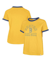 Желтая женская футболка Boston Red Sox City Connect Sweet Heat Peyton '47 Brand, желтый