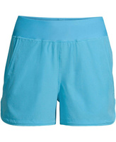 Женские шорты размера плюс 3 дюйма, быстросохнущие шорты с эластичной резинкой на талии, шорты для плавания с трусиками