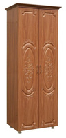 Шкаф 2-х дверный со штангой "Глория-10" (модуль 01)