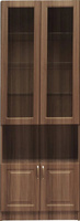 Шкаф 2 стеклодвери Аливия (модуль 8)