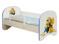 Кровать детская фотопечать Миньоны 80 160