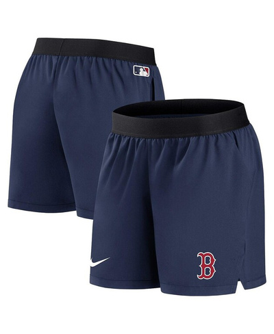 Женские темно-синие шорты Boston Red Sox Authentic Collection Team Performance Nike, темно-синий