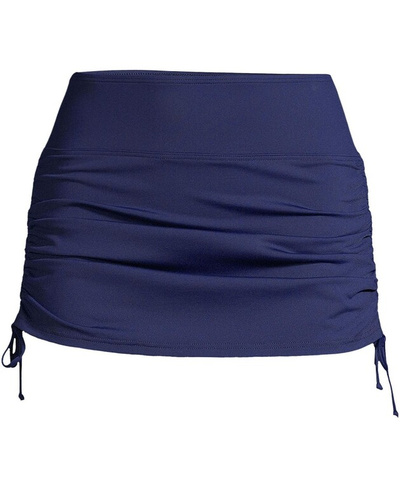 Женская регулируемая юбка для плавания больших размеров с контролем живота, плавки для плавания Lands' End