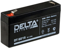 Delta DT 6015 (1,5 А\\\\ч, 6В) свинцово- кислотный аккумулятор DELTA