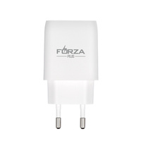 FORZA Сетевое зарядное устройство Стандарт, 2xUSB, 2А, 5В, Белый