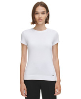 Женская хлопковая футболка с коротким рукавом Calvin Klein, белый